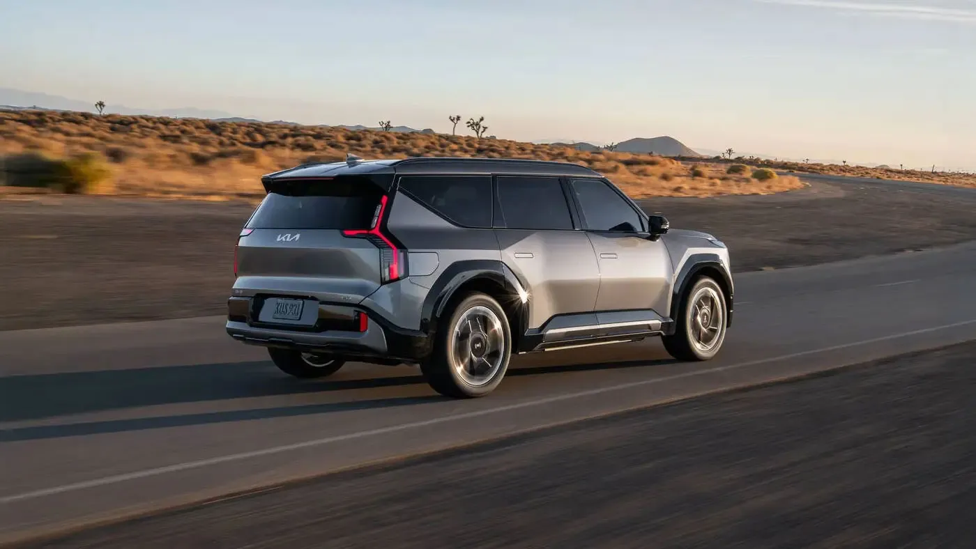 2026 Kia EV9 GT on the road