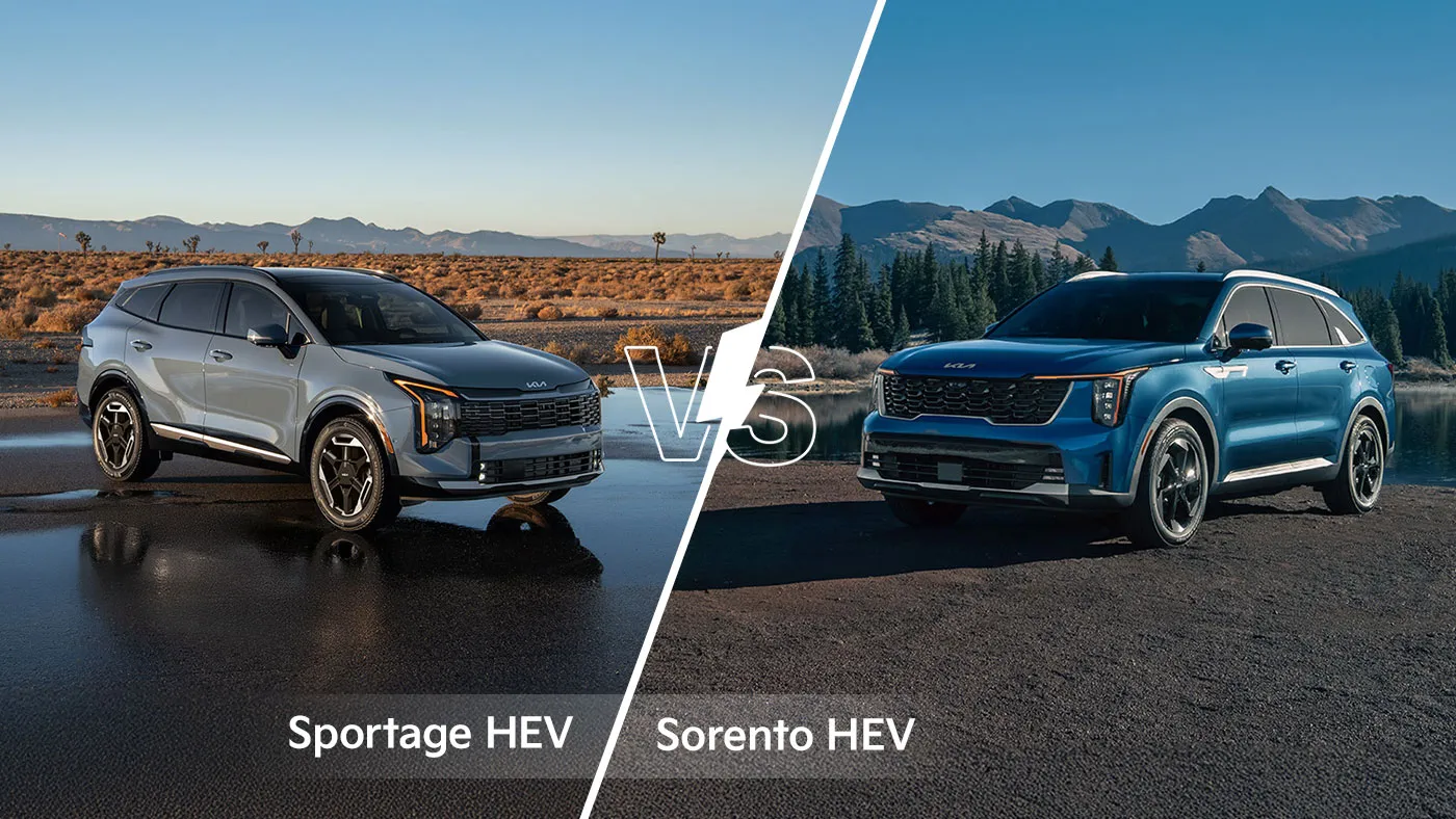 2026 Kia Sportage Hybrid vs. Sorento Hybrid
