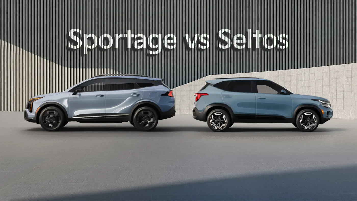 2026 Kia Sportage vs. Seltos: Size & Cargo Comparison 