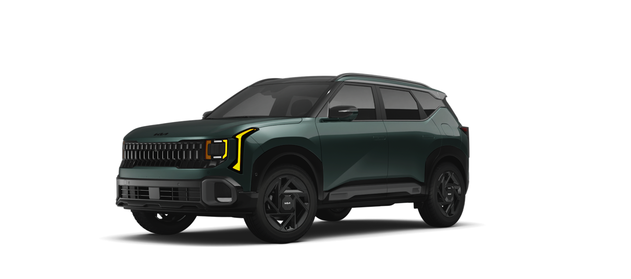 2027 Kia Seltos exterior in Deep Green