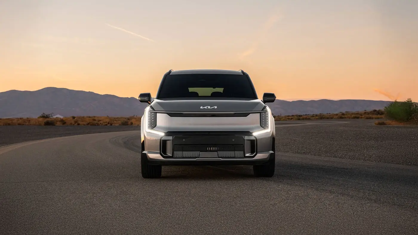 2026 Kia EV9 GT on the road