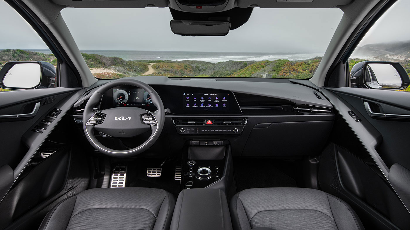 Les deux écrans d’affichage du Kia Niro EV.