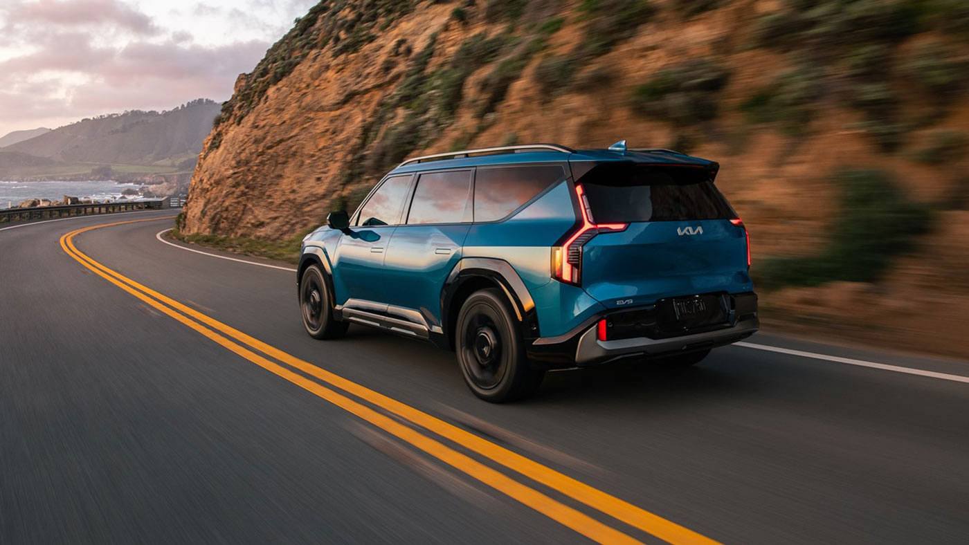 Kia EV9 Land AWD with GT-Line with up to 375 horsepower.