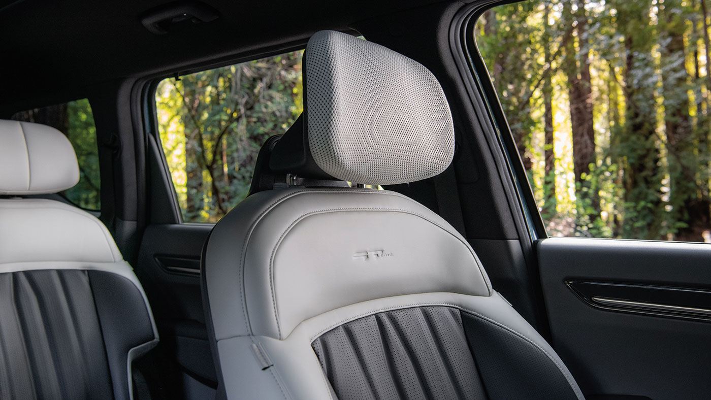 EV9 Land AWD with GT-Line interior artificial leather seats.