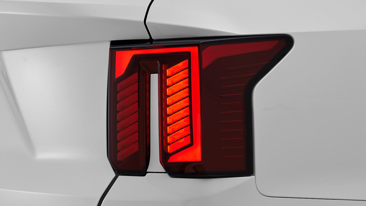 Les feux arrière à DEL du Kia Sorento.