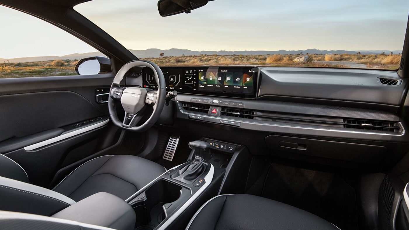 2026 Kia K4 driver-centric modern interior