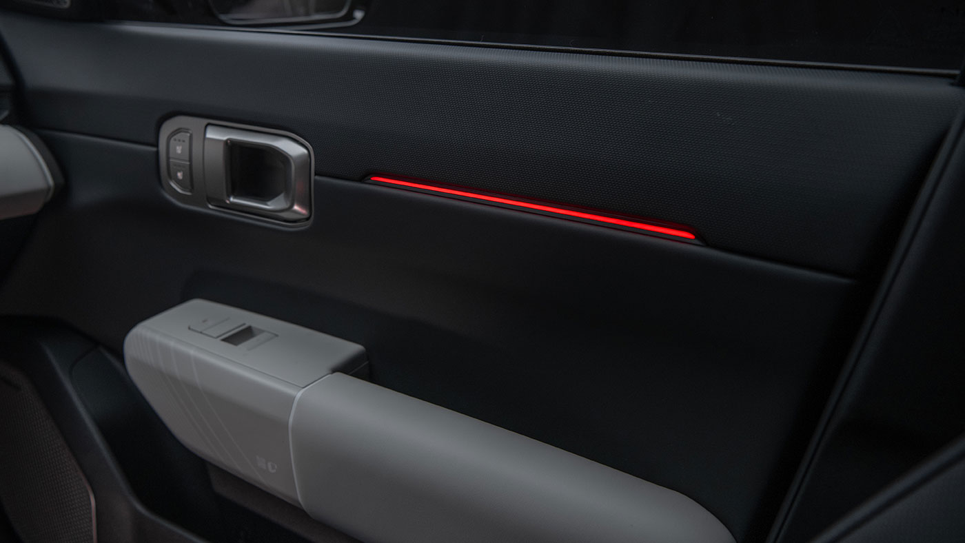2026 electric sedan Kia EV4 interior ambient lighting