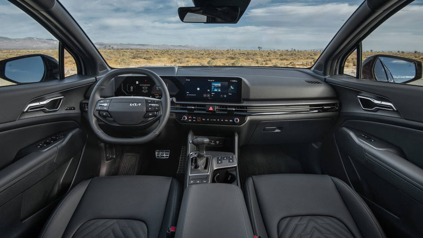 Kia Sportage VUS compact, intérieur avec écran numérique panoramique