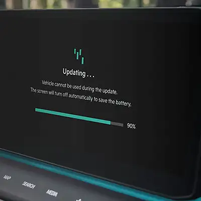 Kia Sorento equipped with automatic over-the-air (OTA) updates.
