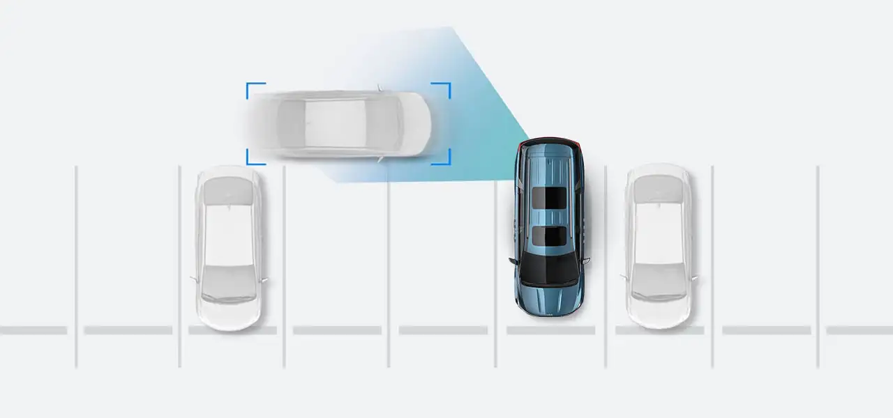 Rear Cross-Traffic Collision-Avoidance Assist (RCCA)