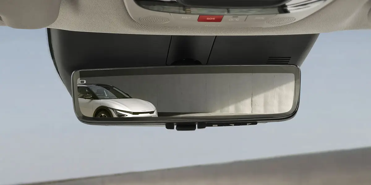 Digital Display Rear-View Mirror
