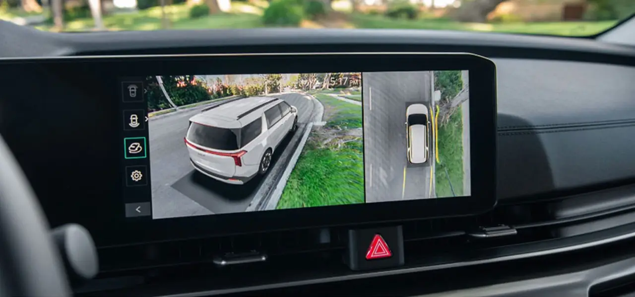 The Kia Carnival SX and SX+ models with Surround View Monitor safety feature.