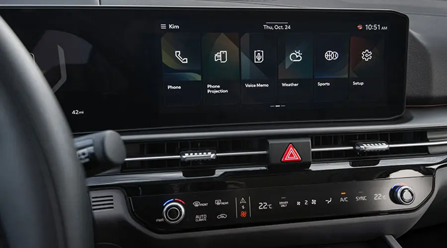 Kia Sportage Compact SUV interior HVAC controls